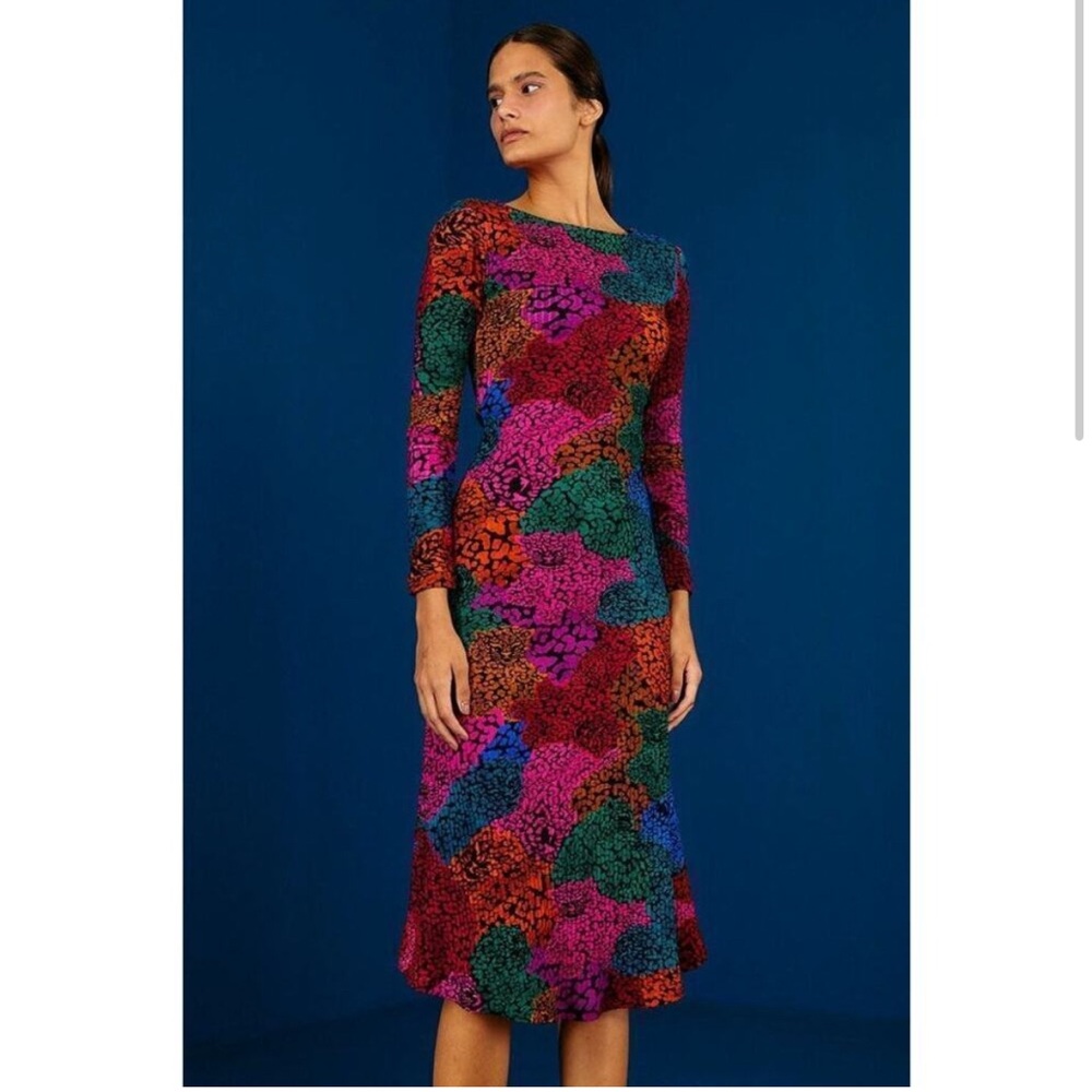 FARM Rio Colorful Long Sleeve Dress